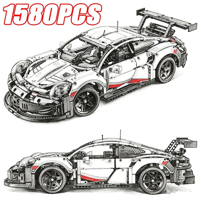 Lego Set Technic - Conjunto de Blocos de Montar de