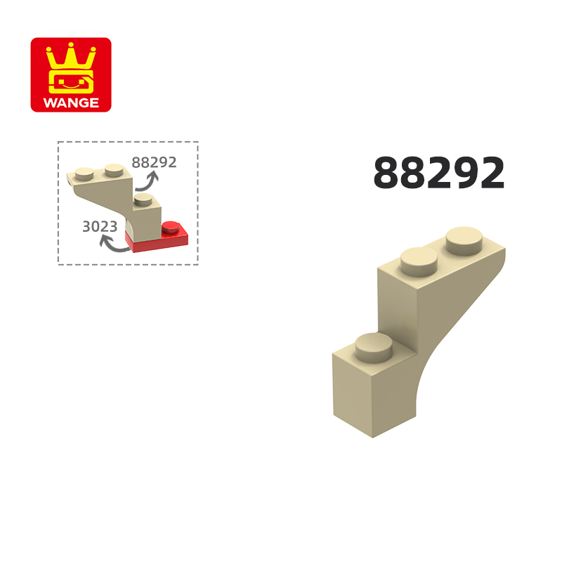 Lego Set City - WANGE 88292 100g/94PCS Arco 1x3x2 com