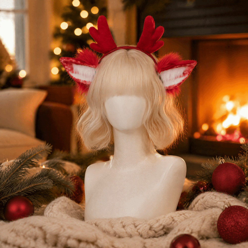 Reindeer Antlers Headband - Tiara de chifres de rena para