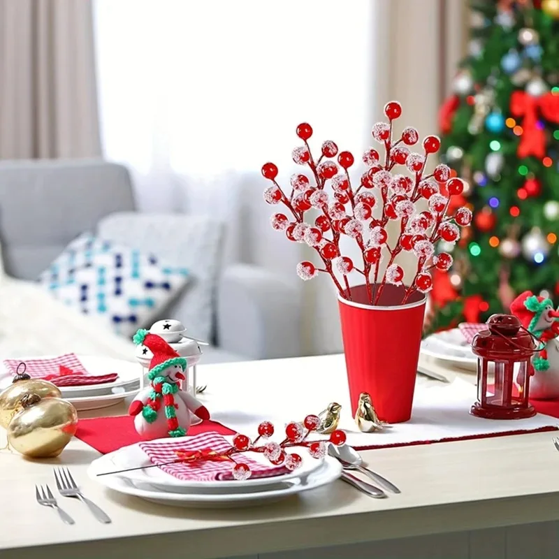 10-200 peças ramos de frutas v - Christmas Tree Artificial avaliação e preço