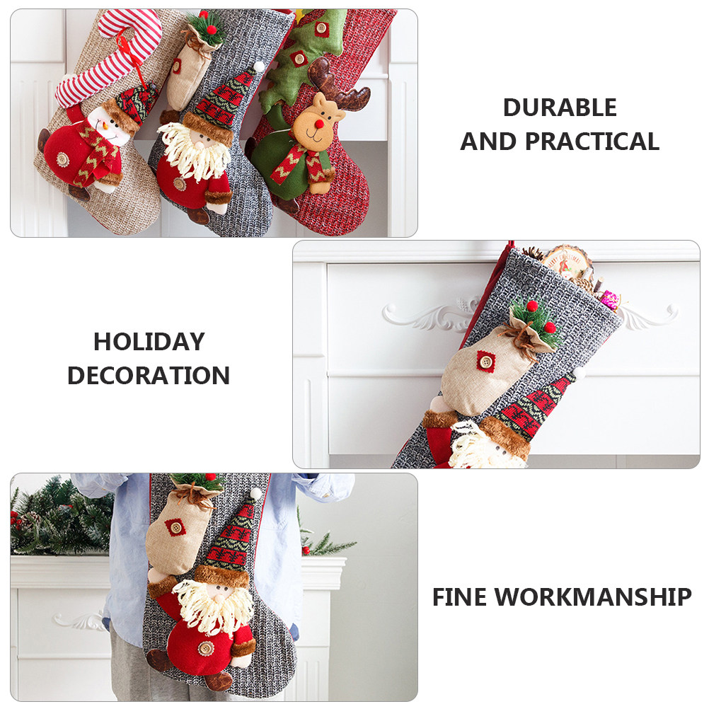 Meias de Natal, sacos de prese - Christmas Stocking Hanging avaliação e preço