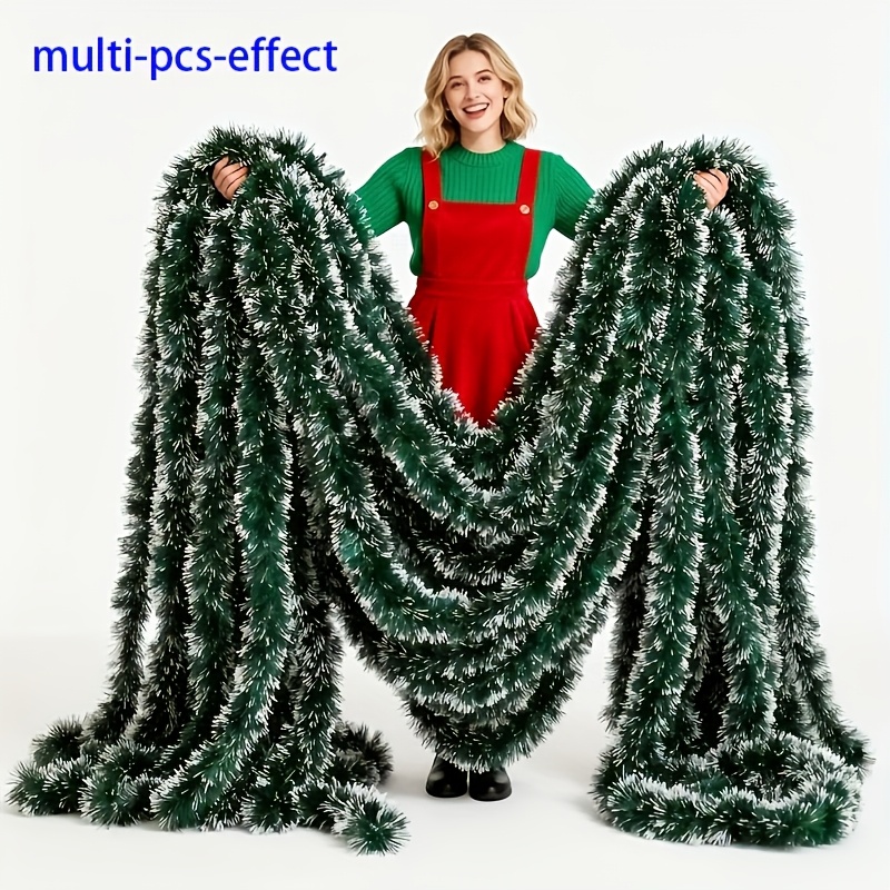 Guirlanda de Natal de 6/14M, D - Tinsel Garland Decoration avaliação e preço