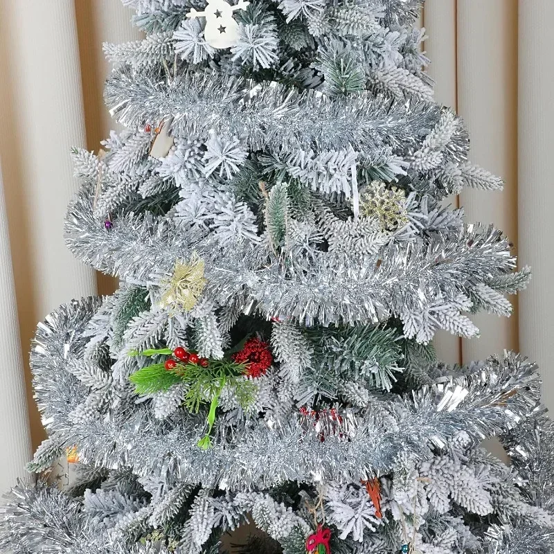 Fita de Natal Colorida de 1,5/ - Tinsel Garland Decoration avaliação e preço