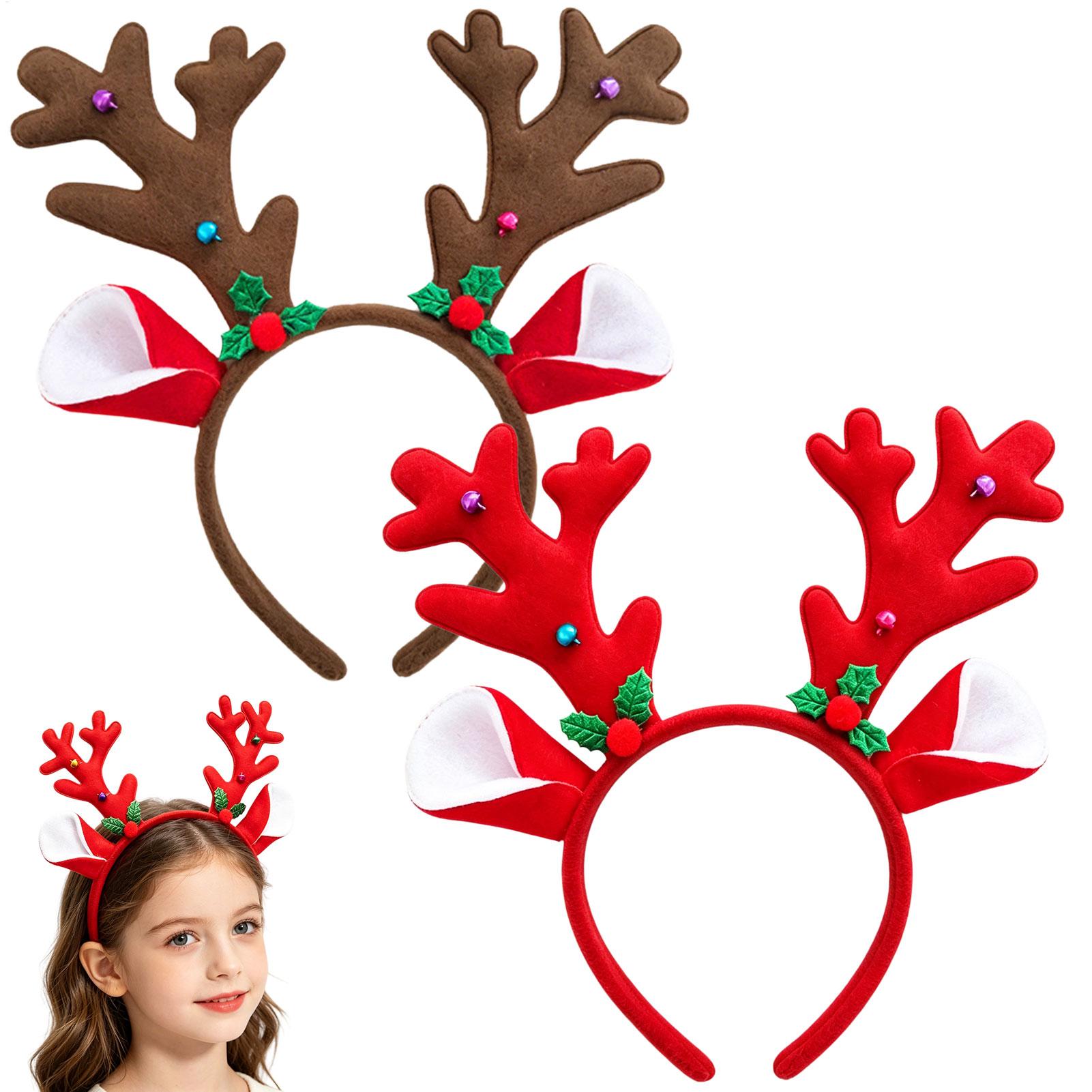 Tiara de Chifres de Rena para  - Reindeer Antlers Headband avaliação e preço